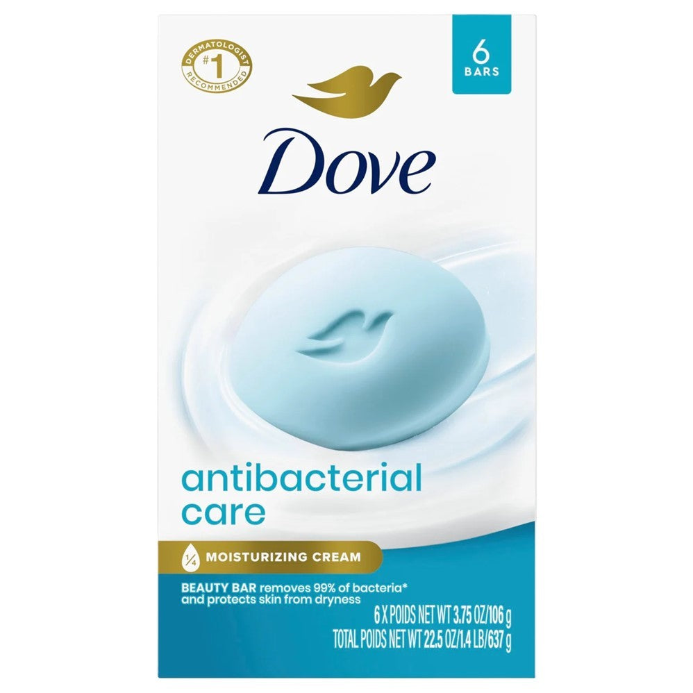 Dove Anti-Bacterial Care Bar Soap - (6x3.75)oz/12pk