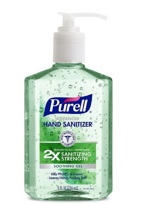 Purell Advanced Refreshing Aloe Hand Sanitizer - 8oz/12pk