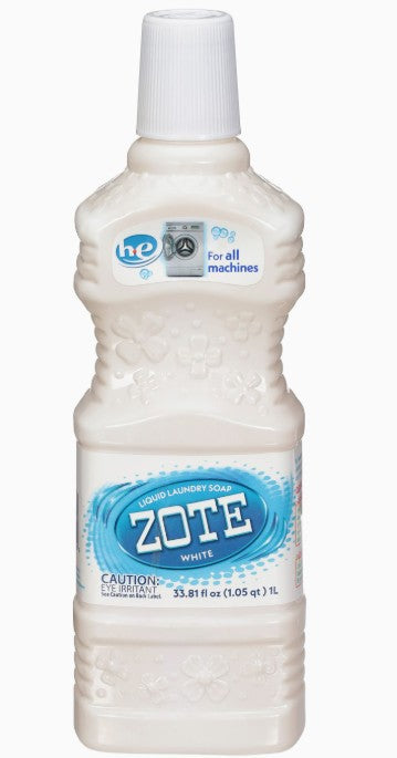 Zote White Liquid Laundry Detergent - 33.81oz/12pk