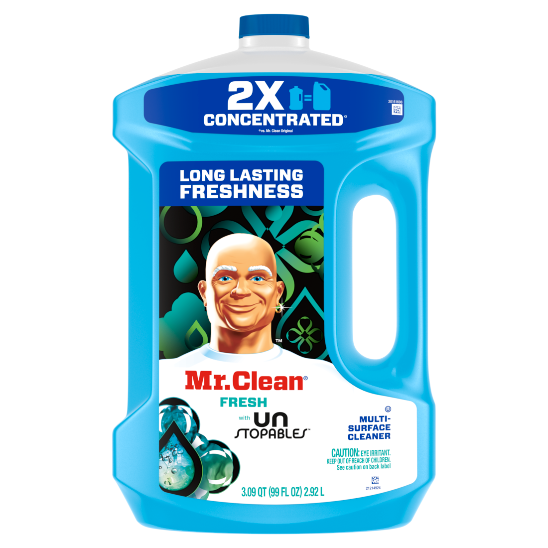 Mr. Clean All Purpose Floor Cleaner for Mopping Cleaning Liquid Unstopables - 99oz/2pk