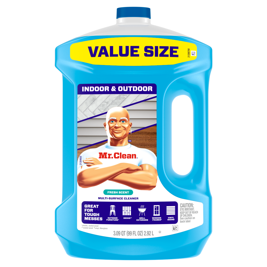 Mr. Clean All Purpose Indoor & Outdoor Cleaner Cleaning Liquid with Fresh Scent - 99oz/2pk