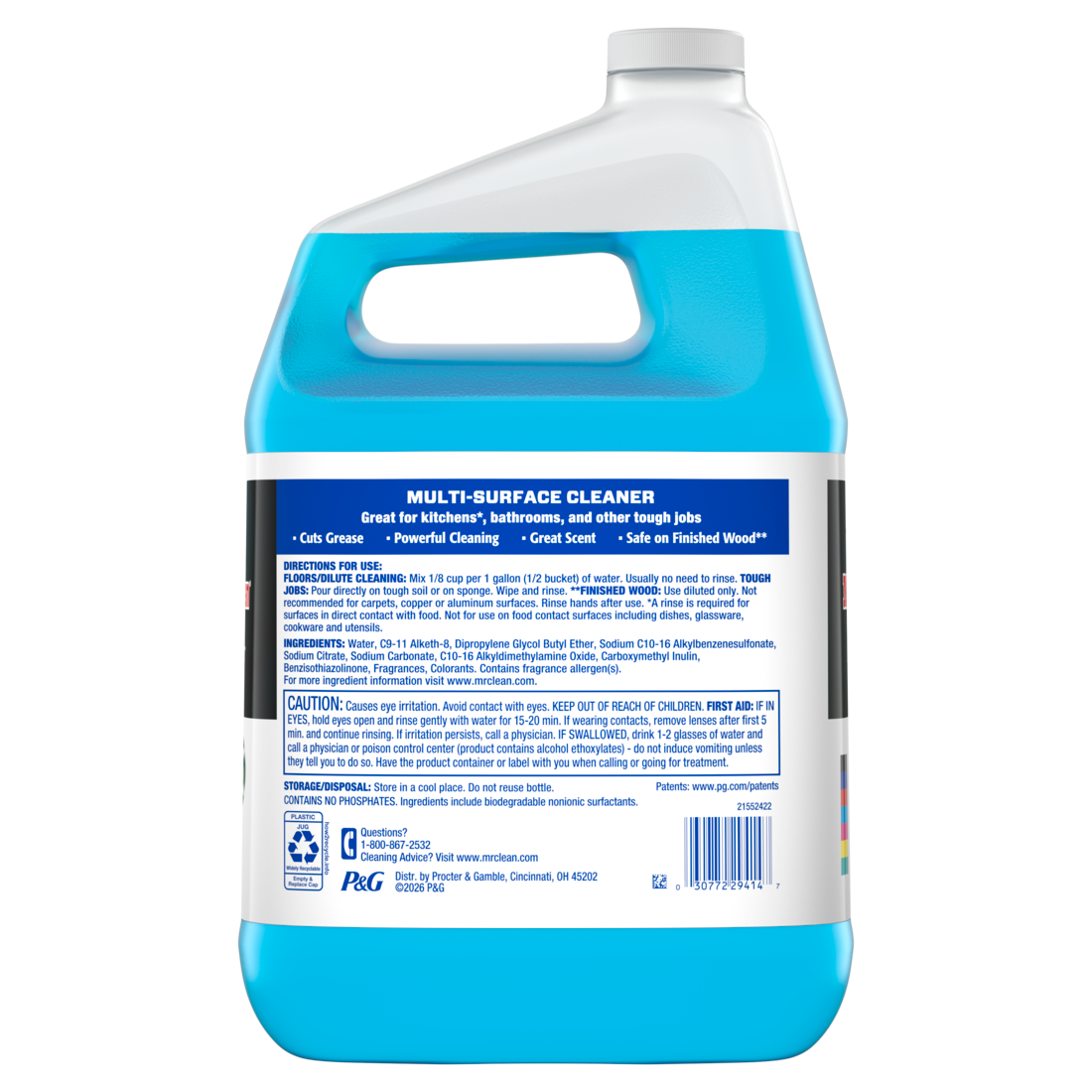 Mr. Clean All Purpose Milti Surface Cleaning Liquid Unstopables - 128oz/3pk