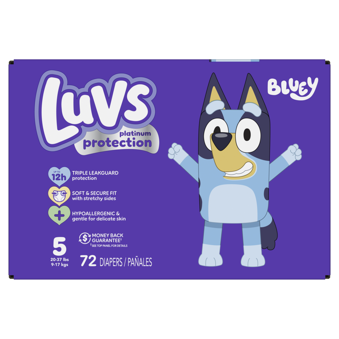 Luvs Platinum Protection Baby Diapers Size S5 - 72ct/1pk
