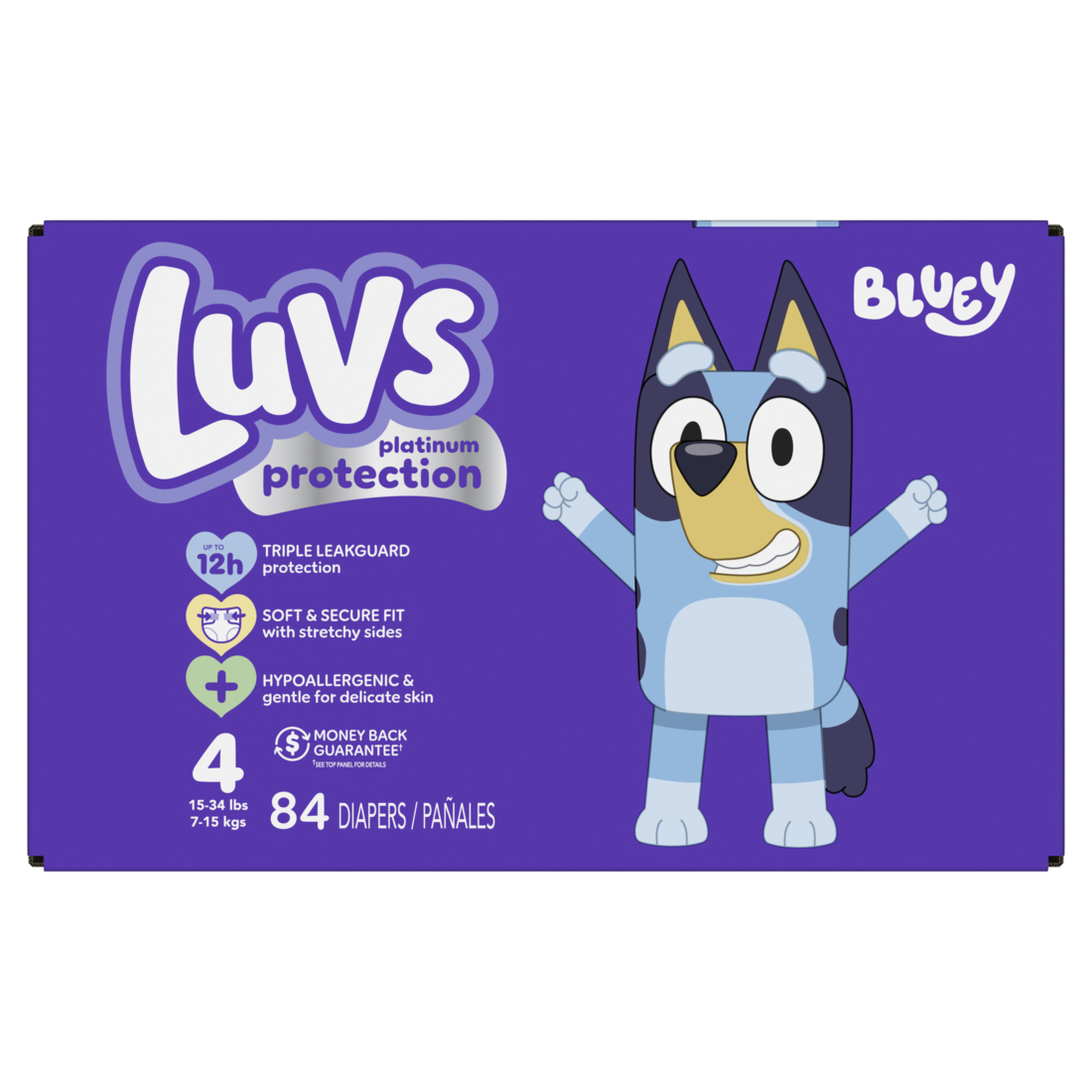 Luvs Platinum Protection Baby Diapers Size S4 - 84ct/1pk