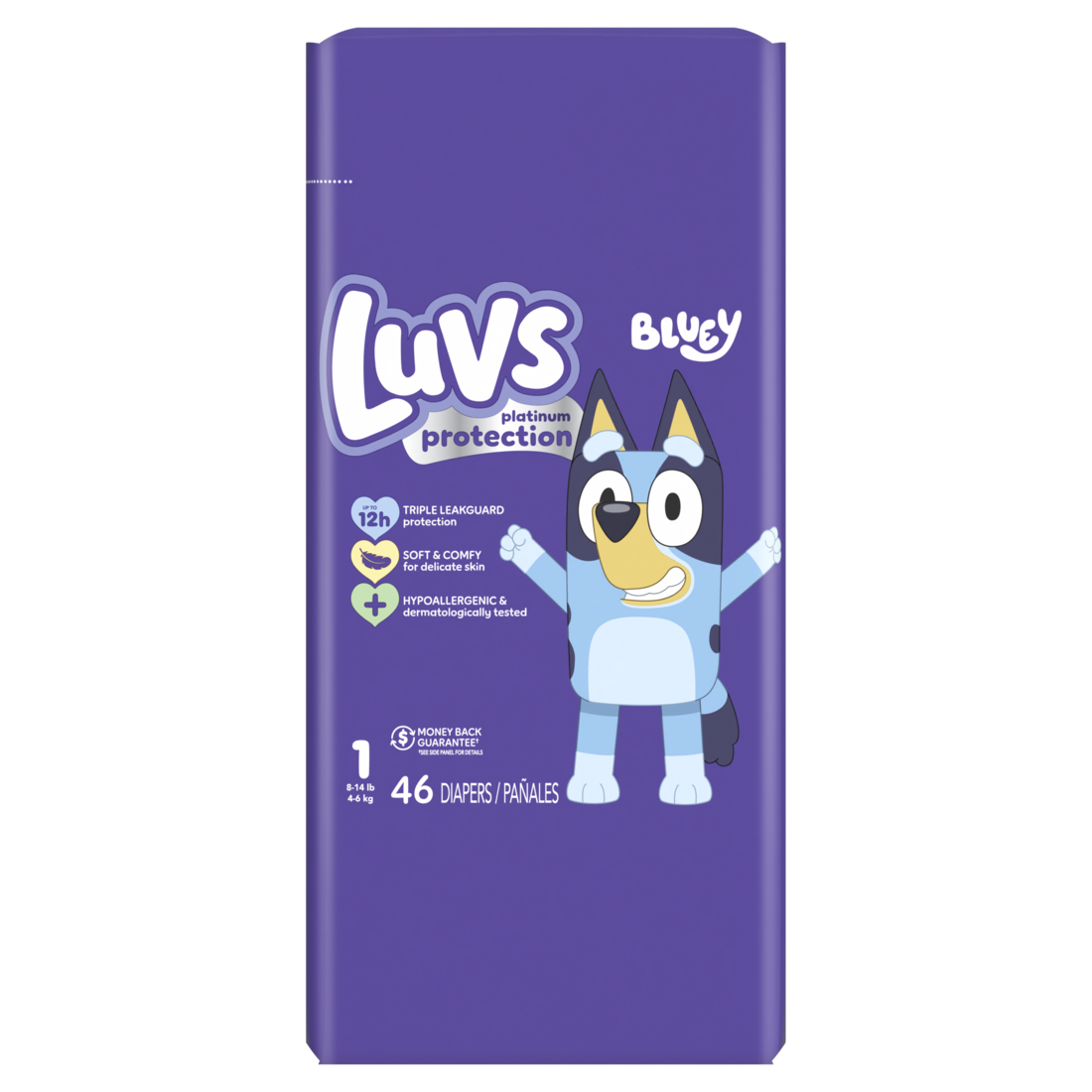 Luvs Platinum Protection Baby Diapers Size S1 - 46ct/2pk