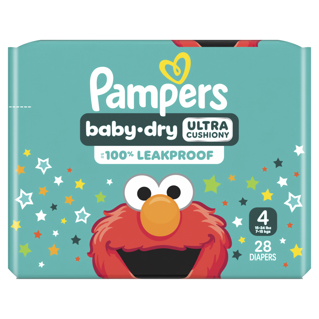 Pampers Baby Dry Diapers Size 4 - 28ct/4pk