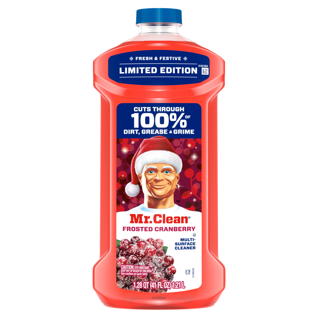 Mr. Clean All Purpose Floor Liquid Cleaner with Frosted Cranberry - 41oz/4pk