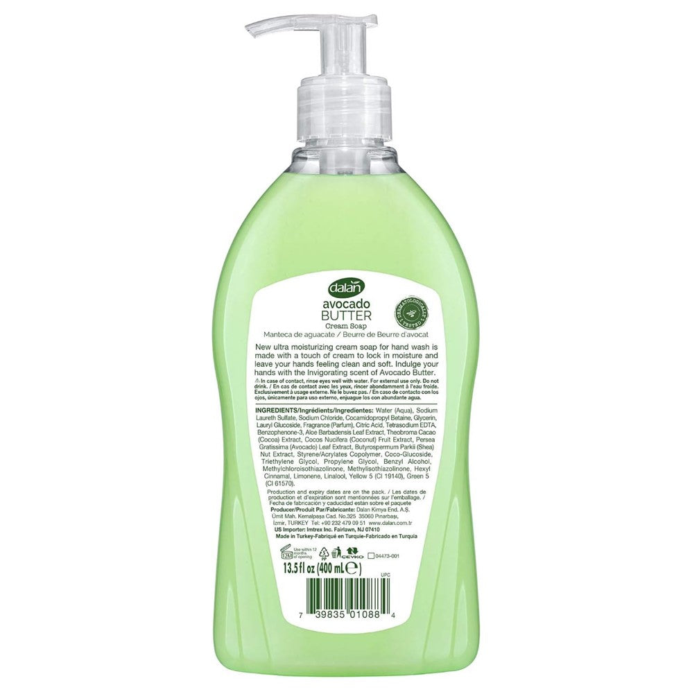 Dalan Avocado Butter Liquid Soap - 13.5oz/24pk