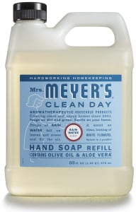 Mrs. Meyers Hand Soap Refill Rainwater - 33oz/6pk