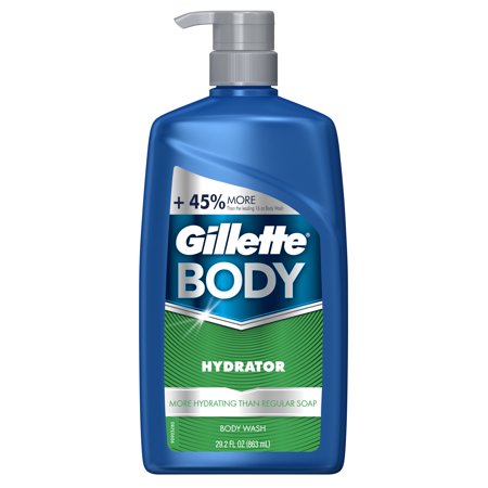 Gillette Body Wash Hydrator-29.2oz/863ml/4pk
