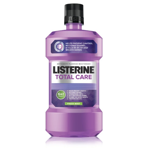 Listerine Total Care Mouthwash Fresh Mint - 1L/3pk