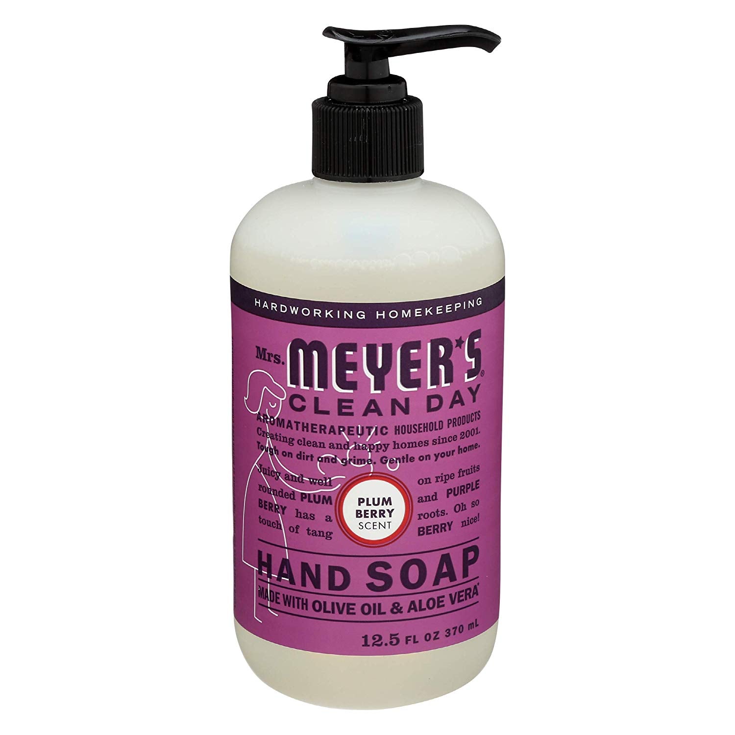 Mrs. Meyers Liquid Hand Soap Plumberry - 12.5oz/6pk