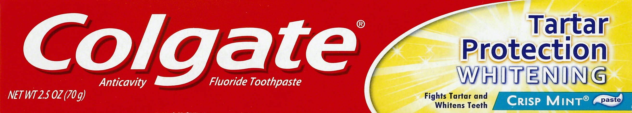 Colgate T-pasteTartar Control Whitening Crisp Mint - 2.5oz/24pack