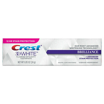 Crest 3D White Brilliance Advanced Whitening & Stain Protection Vibrant Peppermint - 0.85oz/36pk