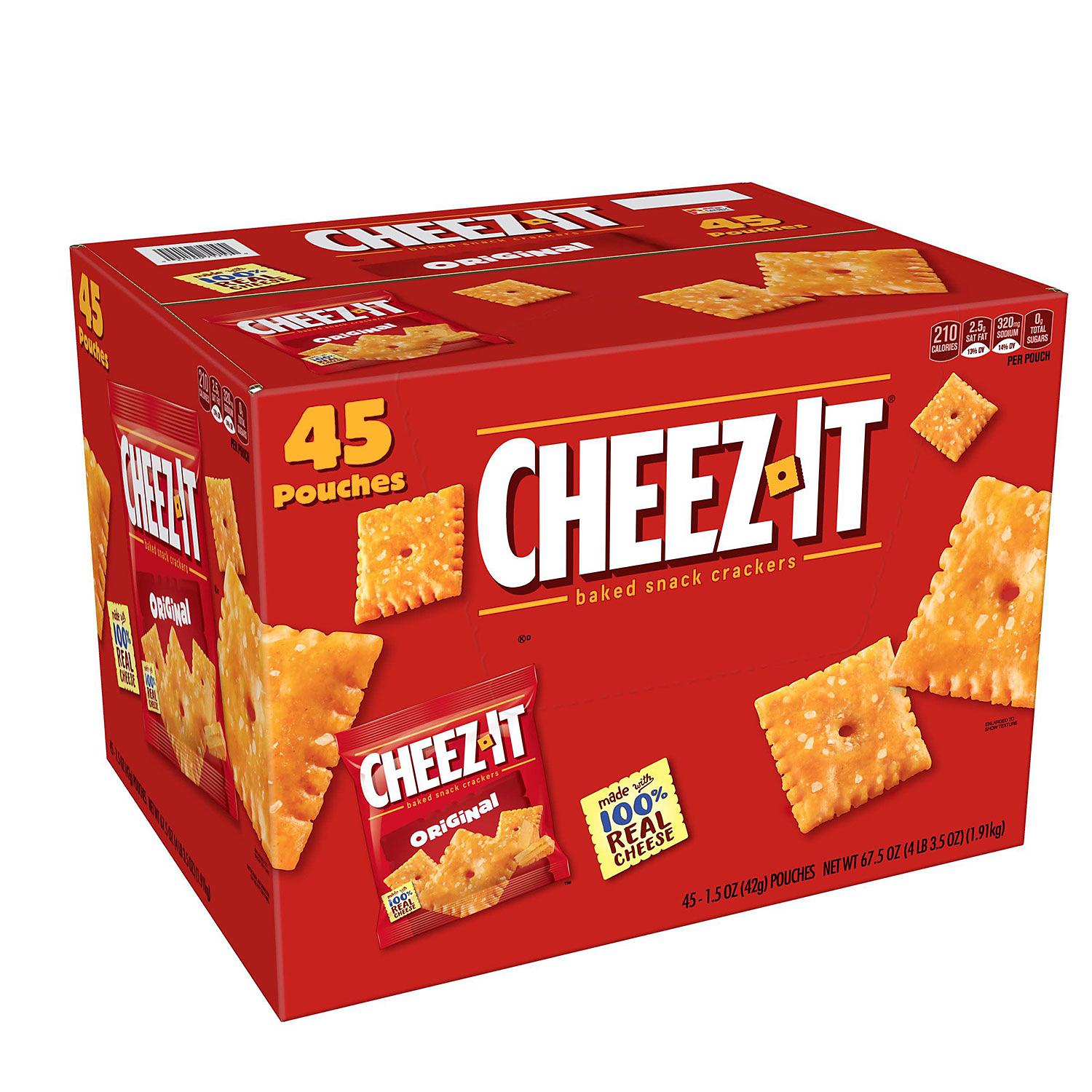 Cheez-It Baked Snack Crackers - 1.5oz/45pk