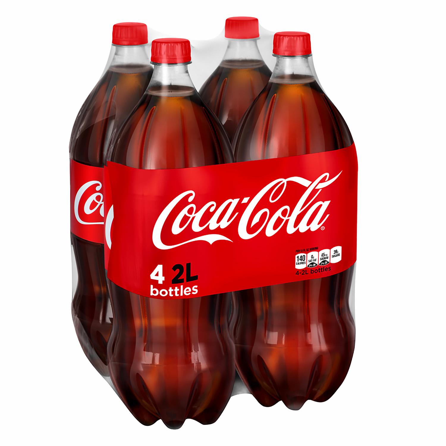 Coca-Cola Bottles - 2L/4pk