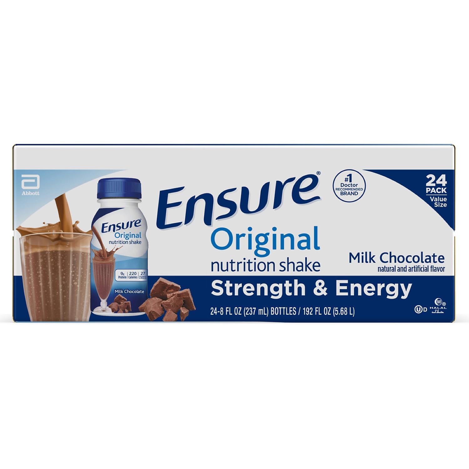 Ensure Nutrition Shake Milk Chocolate - 8oz/24pk