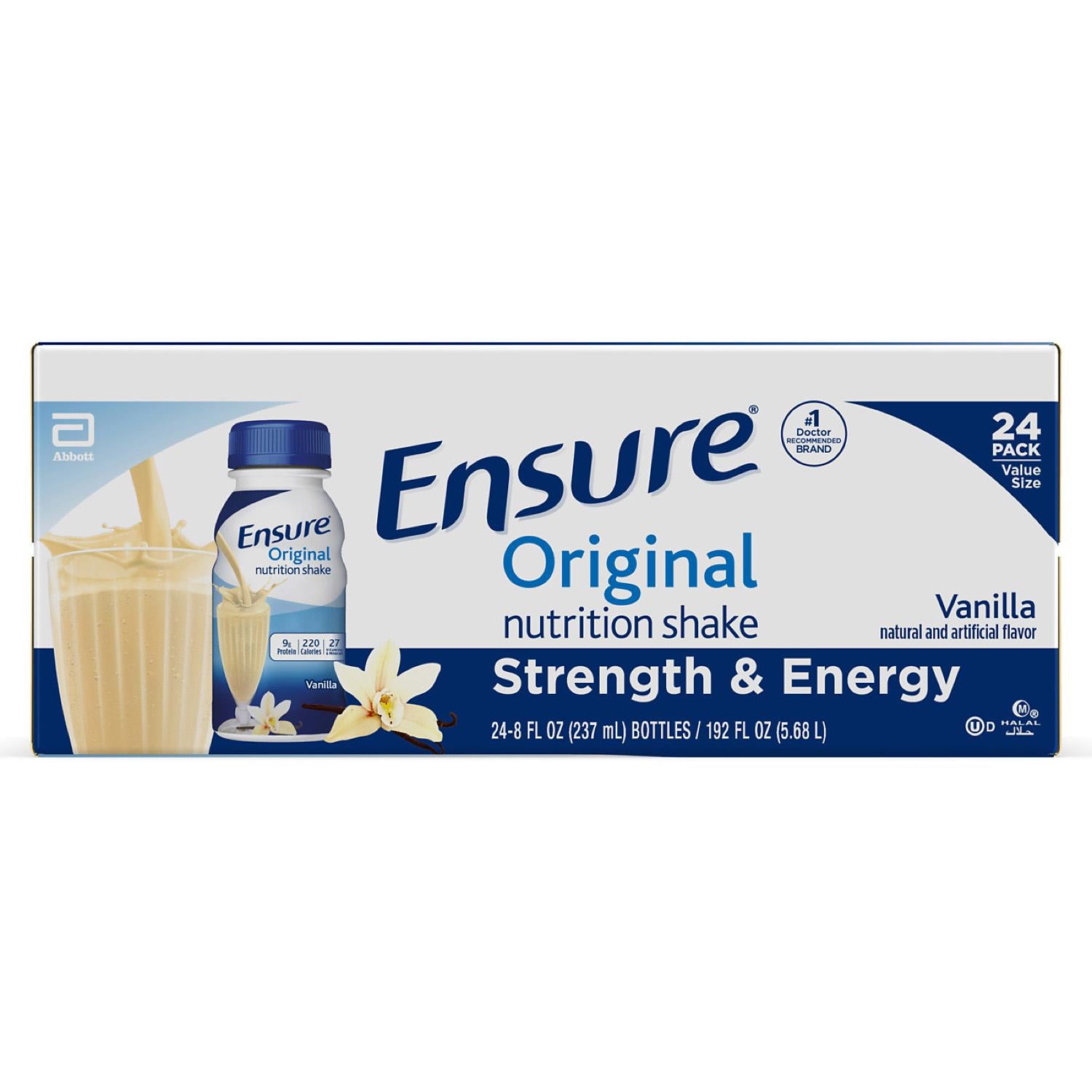 Ensure Nutrition Shake Vanilla - 8oz/24pk