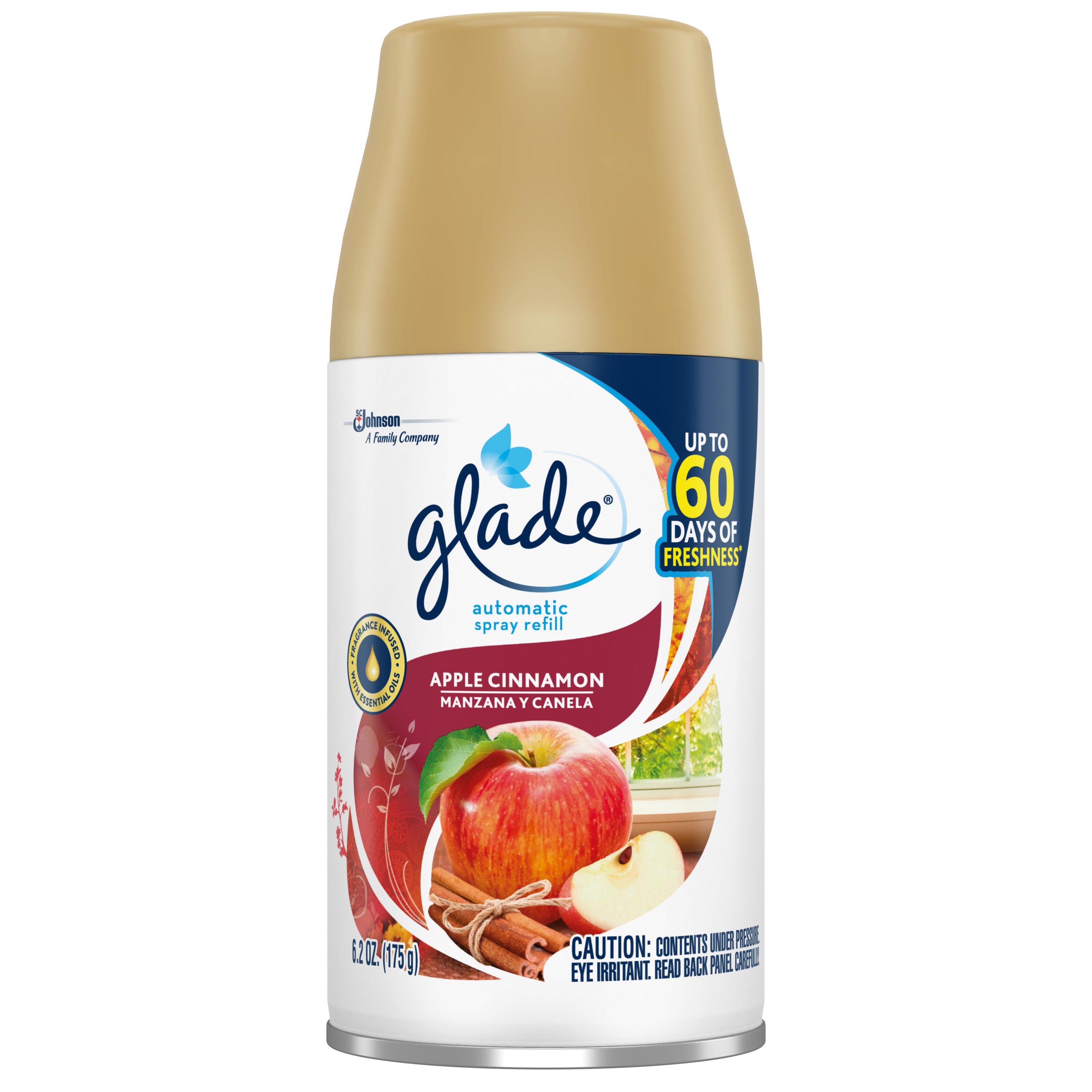 Glade Automatic Spray Refill Apple Cinnamon - 6.2oz/6pk