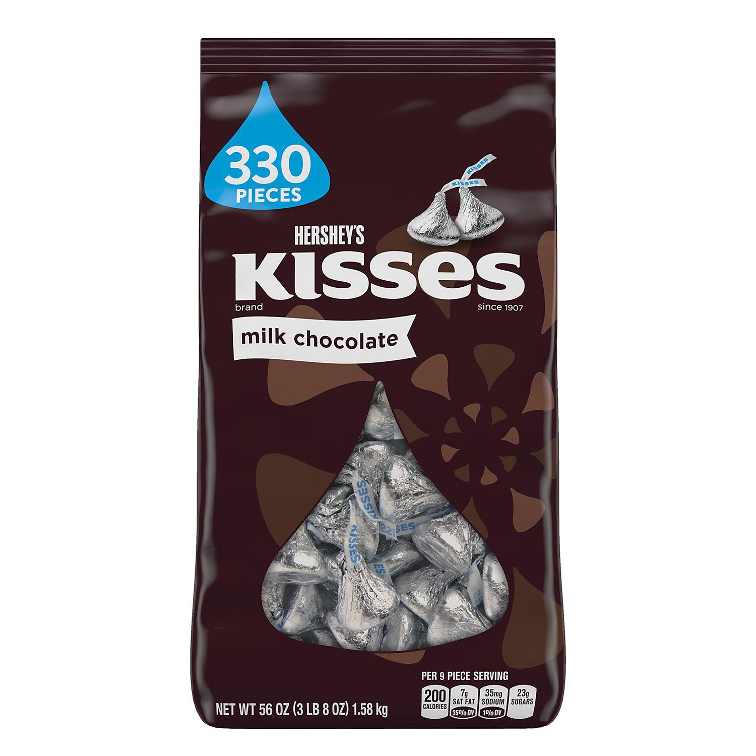 Hershey's Kisses Milk Chocolate 330 ct - 56oz/1pk