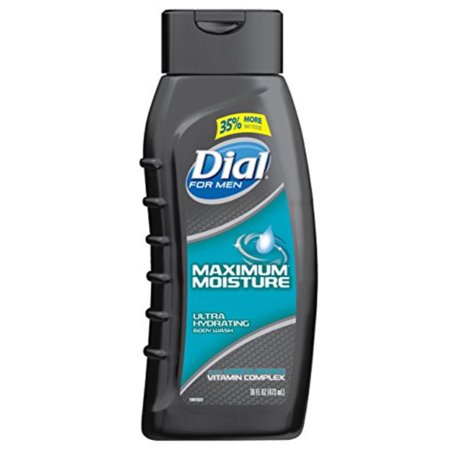 Dial Men Maxium Moisture Body Wash - 16oz/6pk