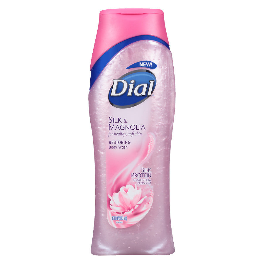 Dial Silk & Magnolia Moisturizing Body Wash - 16oz/6pk