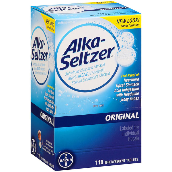 MD Alka-Seltzer Original Antacid Effervescent Tablets - 116ct