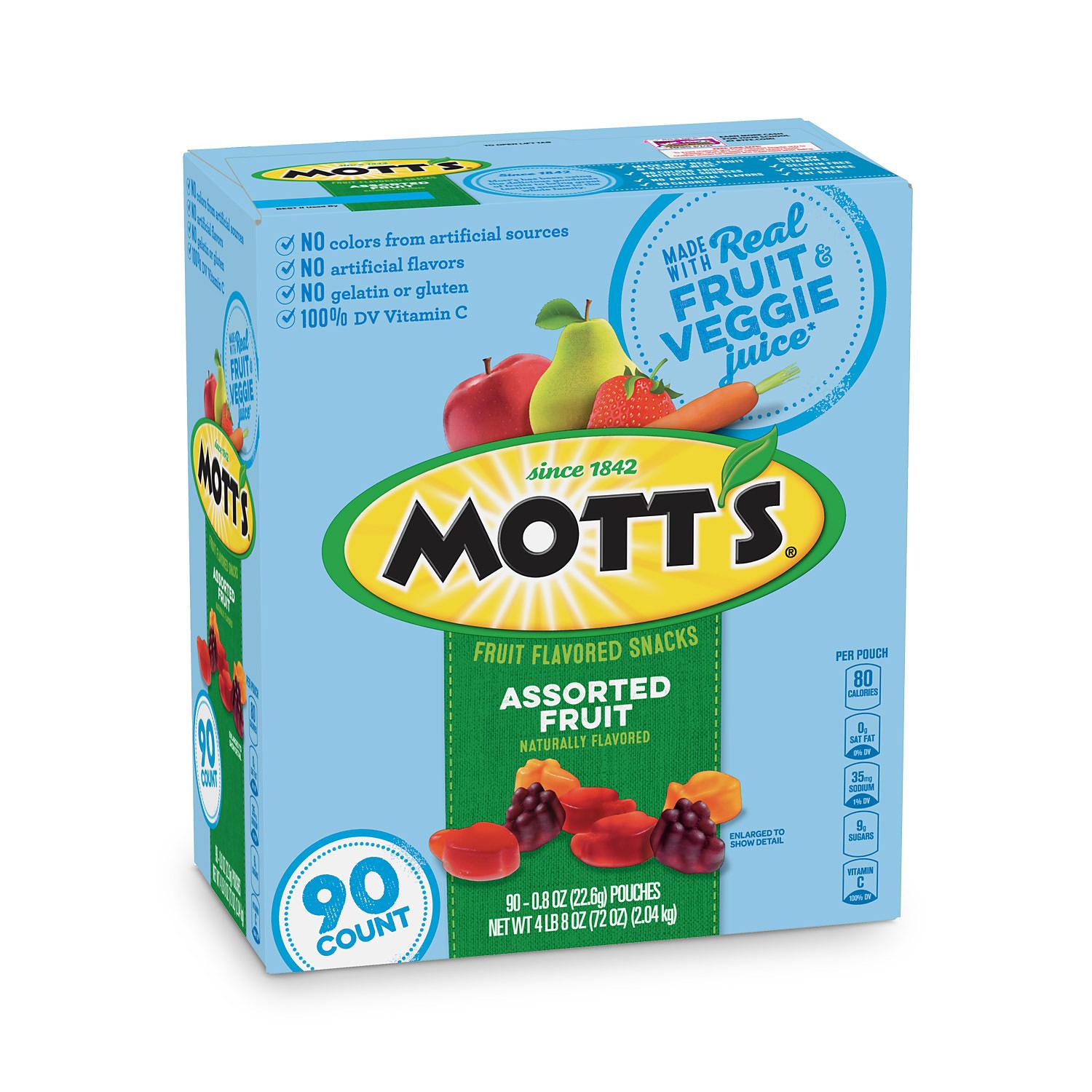 Mott's Medleys Fruit Assorted Snack - 72oz/90pk