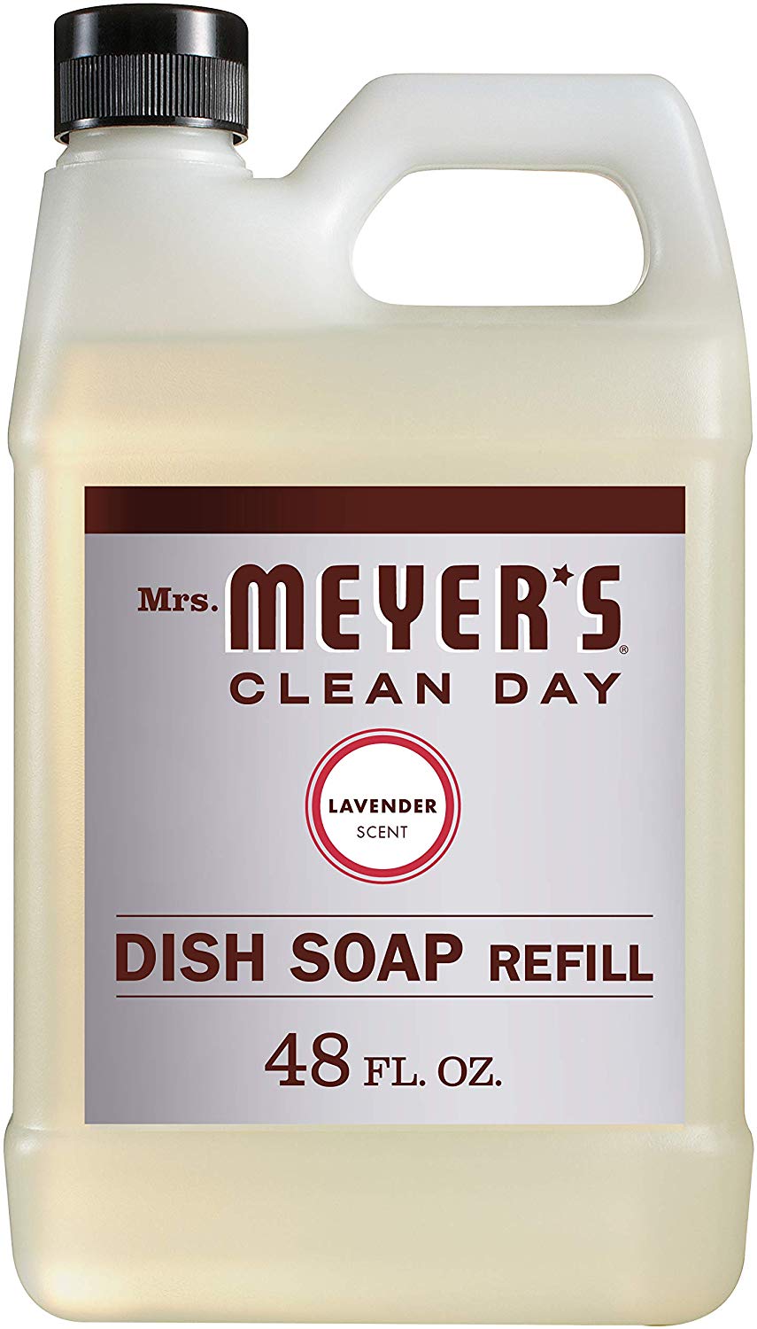 Mrs. Meyers Dish Soap Refill Lavender - 48oz/6pk