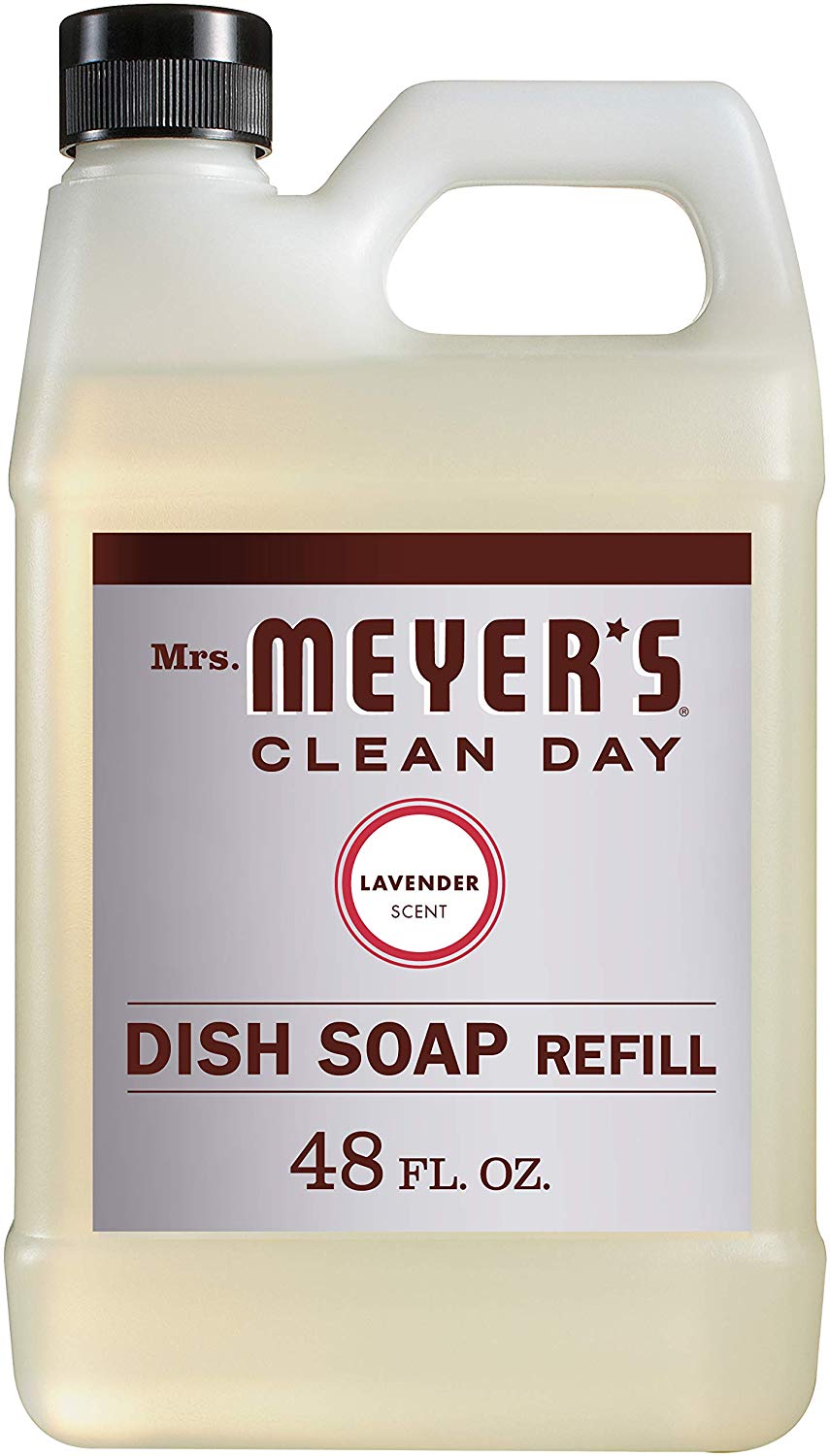 Mrs. Meyer's Dish Soap Refill Lavender - 48oz/6pk