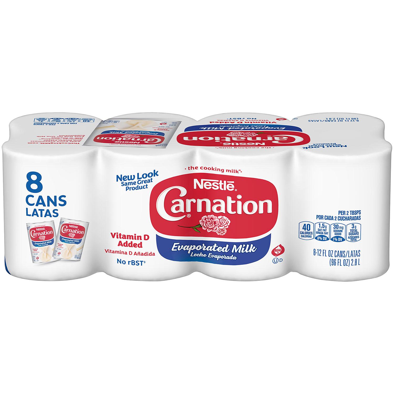 Nestle Carnation Evaporated Milk - 12oz/8pk