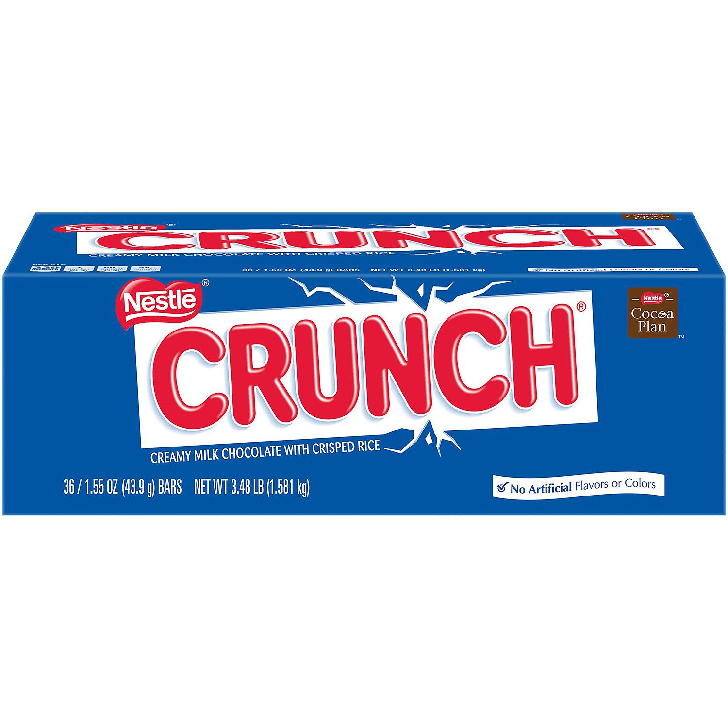 Nestle Crunch Creamy Milk Chocolate Bars - 1.55oz/36pk