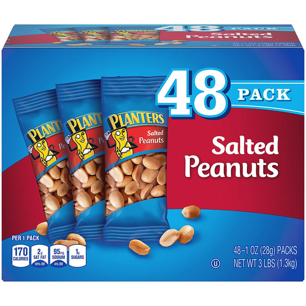 Planters Salted Peanuts - 1oz/48pk