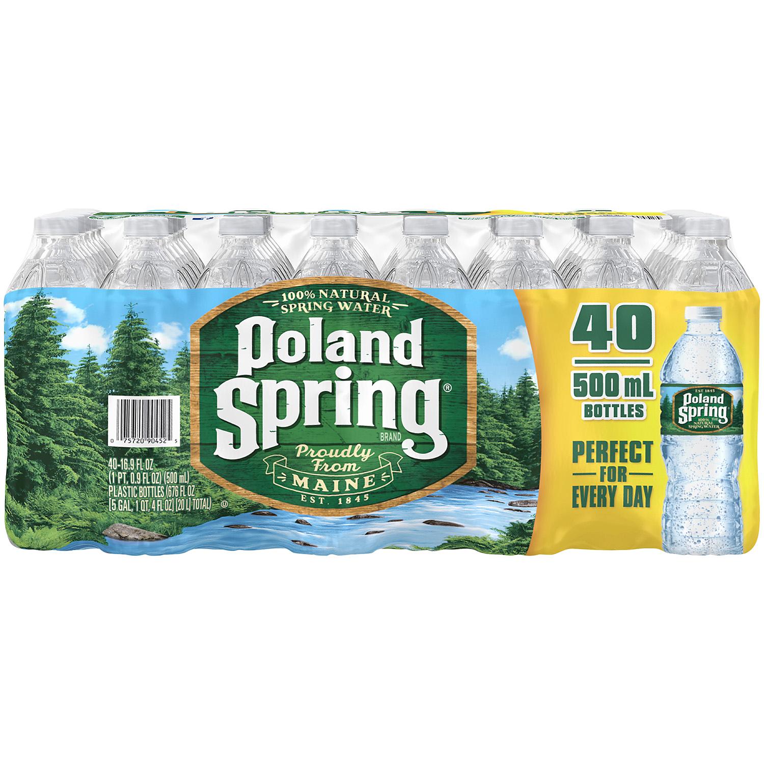 Poland Spring Water -  16.9oz/40pk  (Non-Deposit States Only)