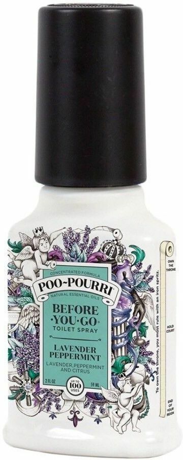 Poo Pourri Before-You-Go Toliet Spray Lavendar Vanilla Peppermint - 2oz/72pk