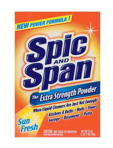 Spic and Span Multi-Surface Cleaning Powder Sun Fresh - 27oz/12pk