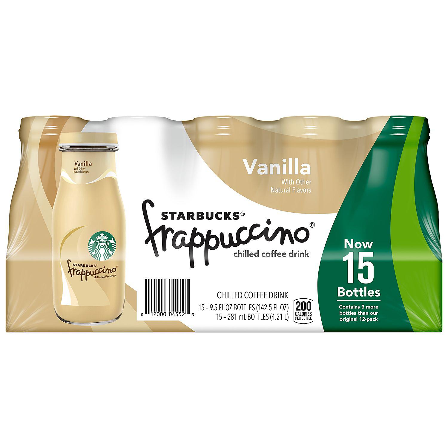 Starbuck's Frappuccino Vanilla - 9.5oz/15pk