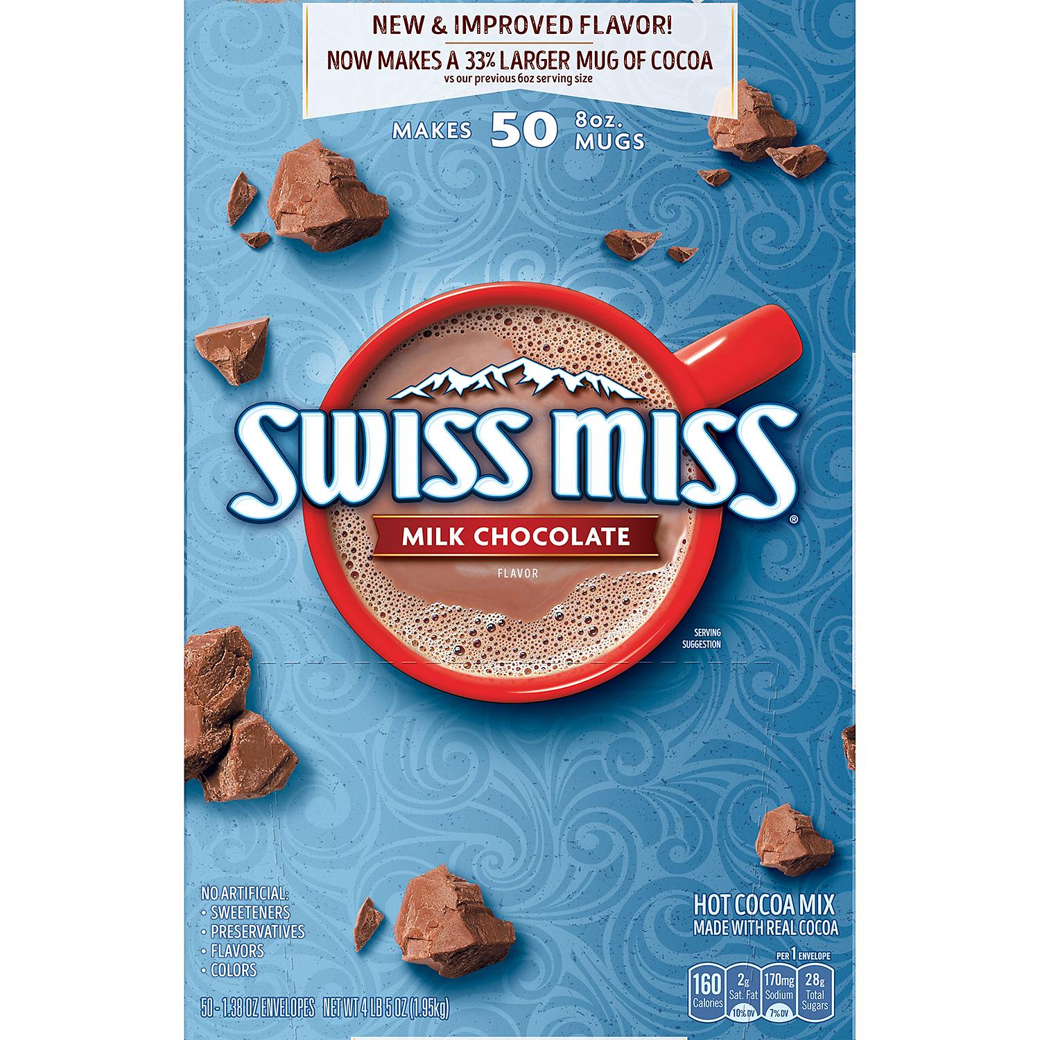 Swiss Miss Hot Cocoa Milk Chocolate - 50 envelopes/4lb5oz