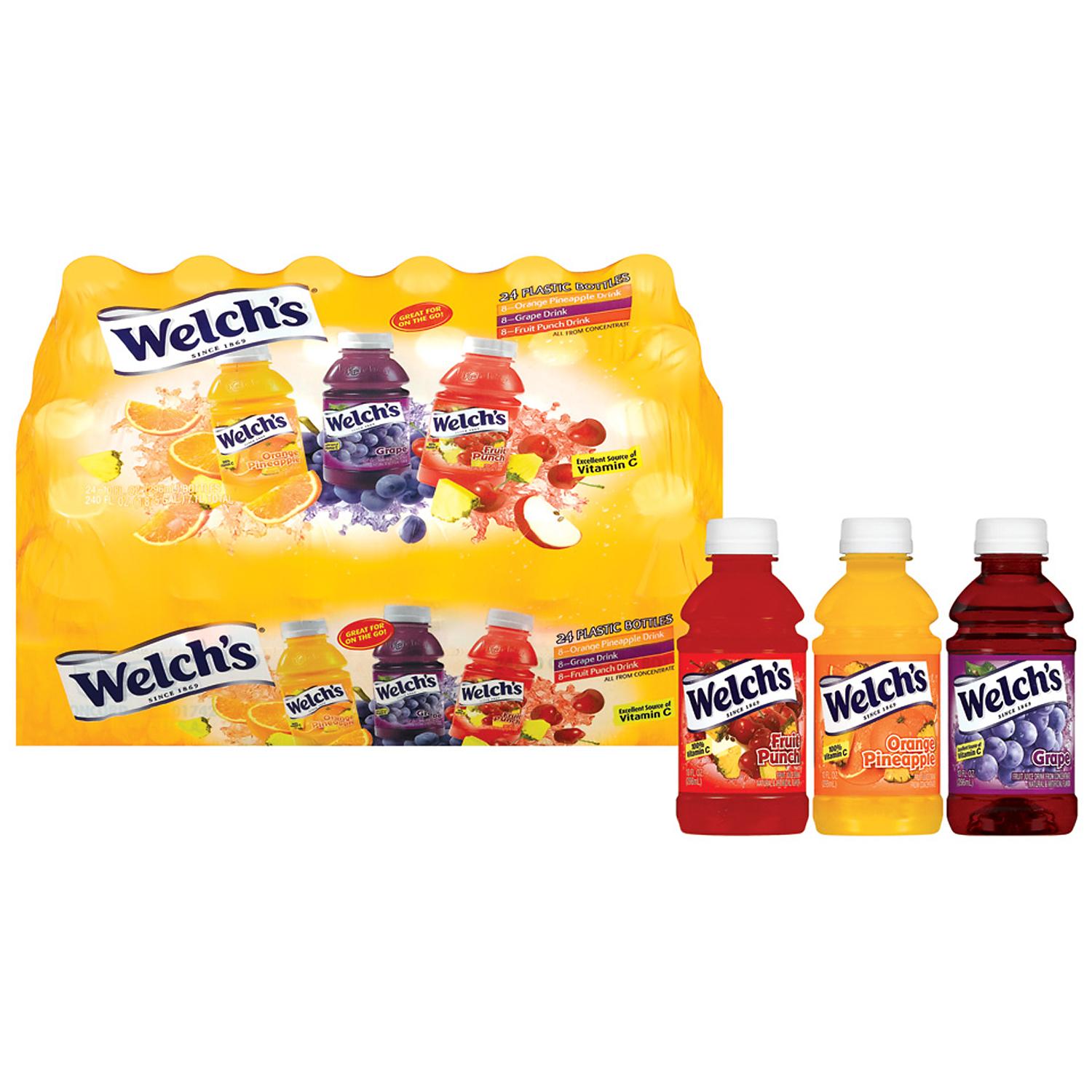 Welch's Juice Drink Variety Pack - 10oz/24pk
