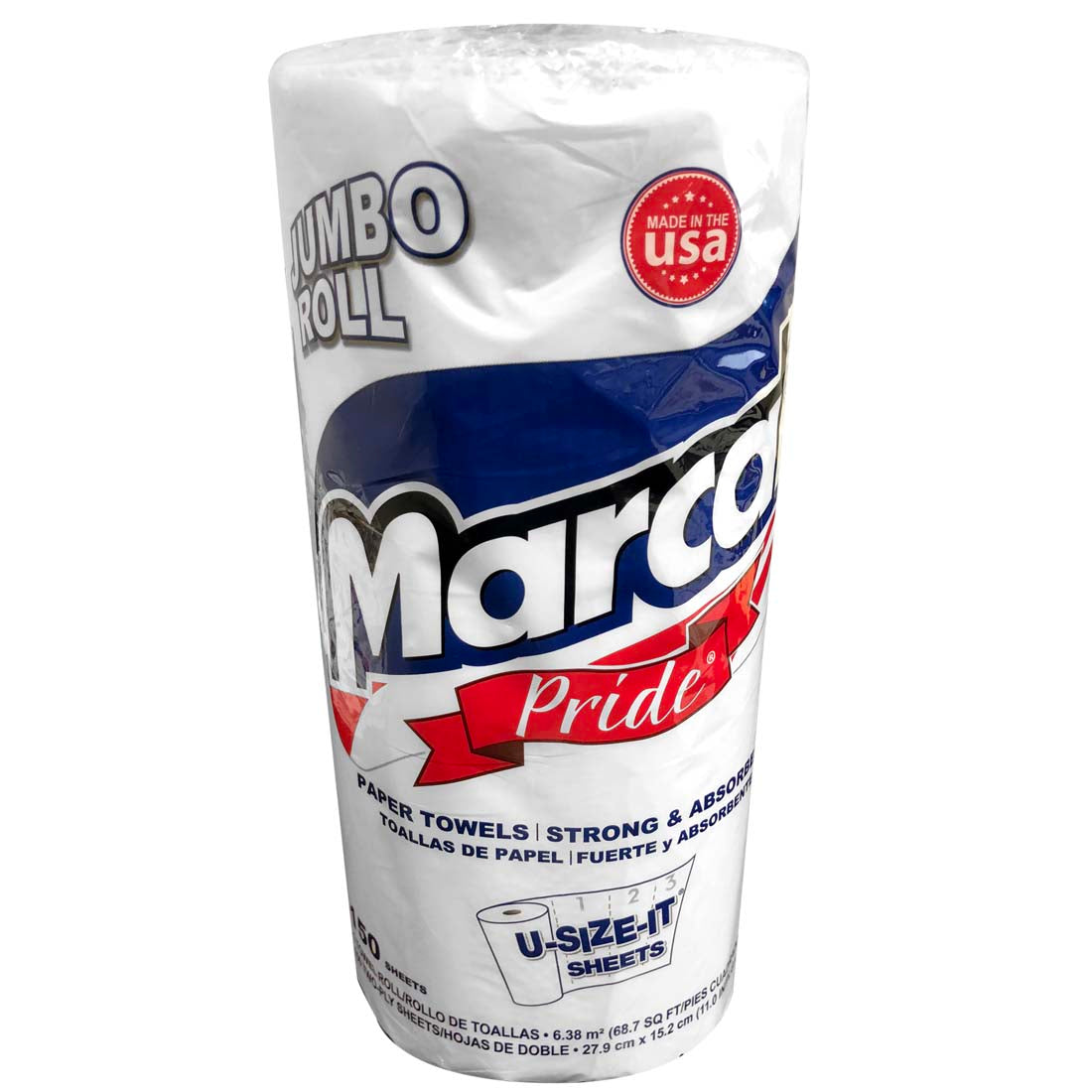 Marcal Pride Paper Towels Jumbo Singles Roll Bundles SAS - 150ct/12pk