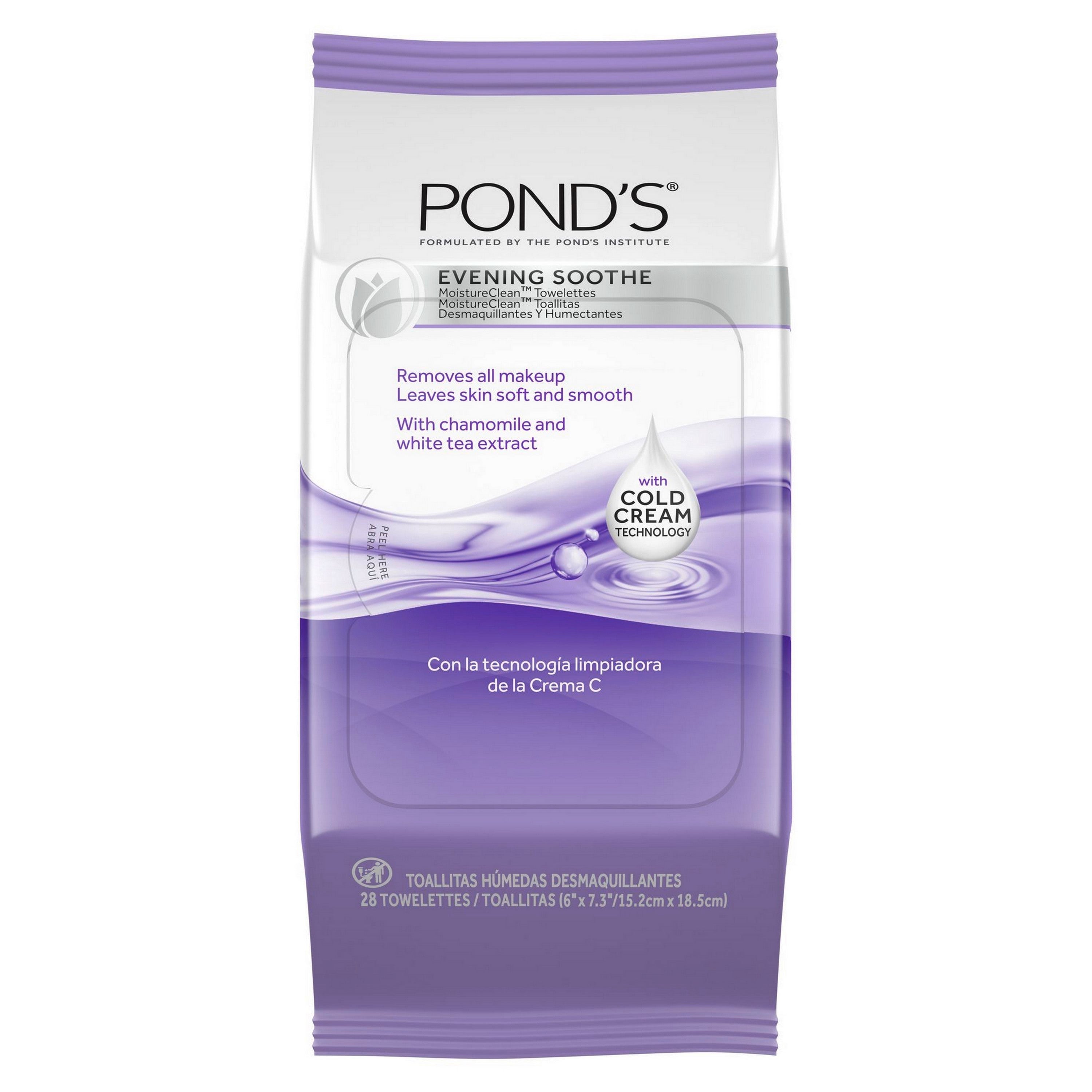 Ponds Towelettes Evening - 28ct/12pk