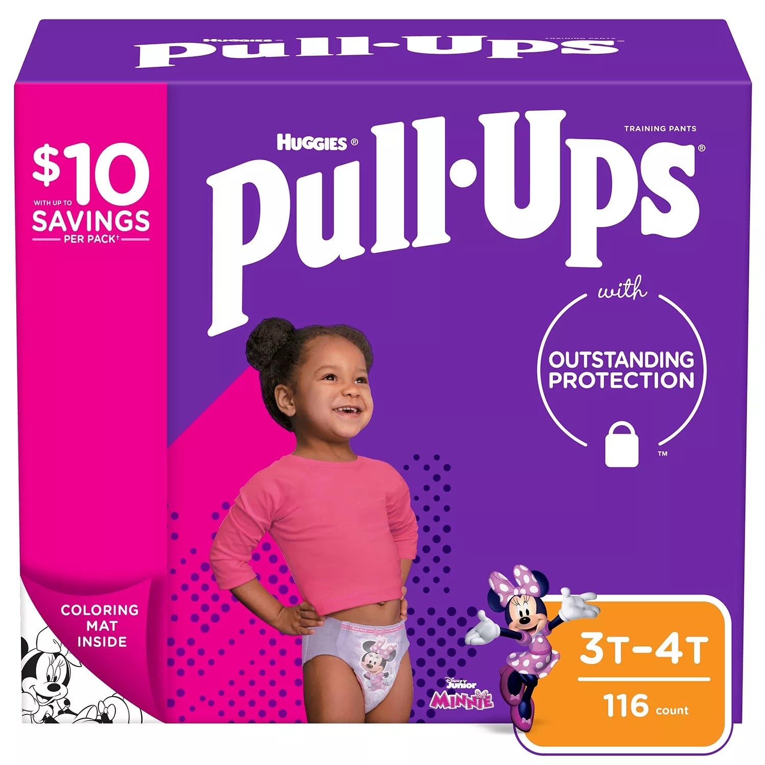 Huggies Pull-Ups Training Pants for Girls 3T - 4T - 116ct/1pk