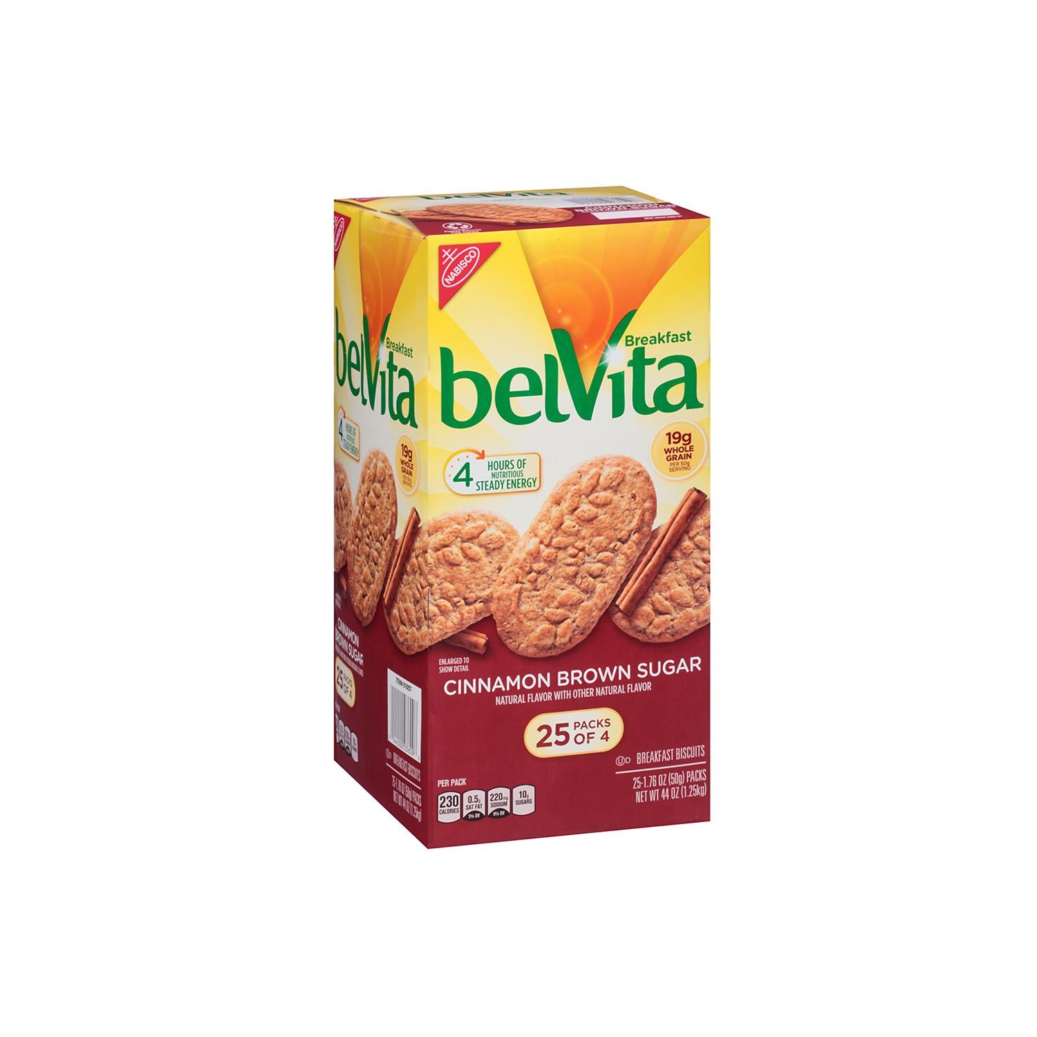 Nabisco Belvita Cinnamon Brown Sugar - 4ct/25pk