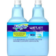 Swiffer WetJet Multi-Surface Floor Cleaner Solution Refil W/ Dawn Open Window Fresh Twin Pack 2x1.25L - 42.2oz/3pk