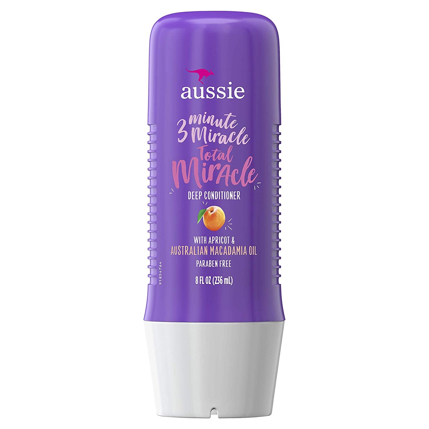 Aussie Miracle 3 Minute Conditioner W/ Apricot and Macadamia Oil Paraben Free - 8oz/6pk