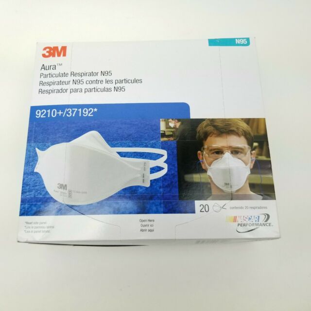 3M Aura 9210+ Respirator N95 Face Mask - 20pk