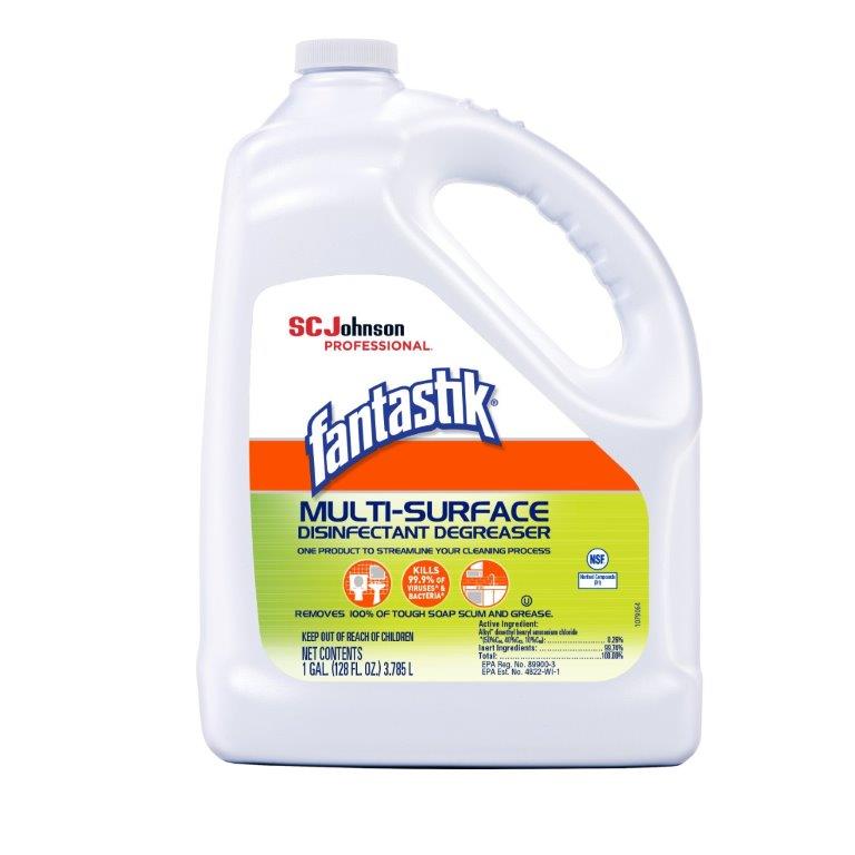 Fantastik Multi-Surface Disinfectant Degreaser 1 Gallon - 128oz/4pk