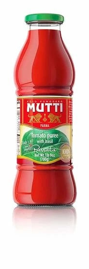 Mutti Tomato Puree With Basil - 25oz/12pk