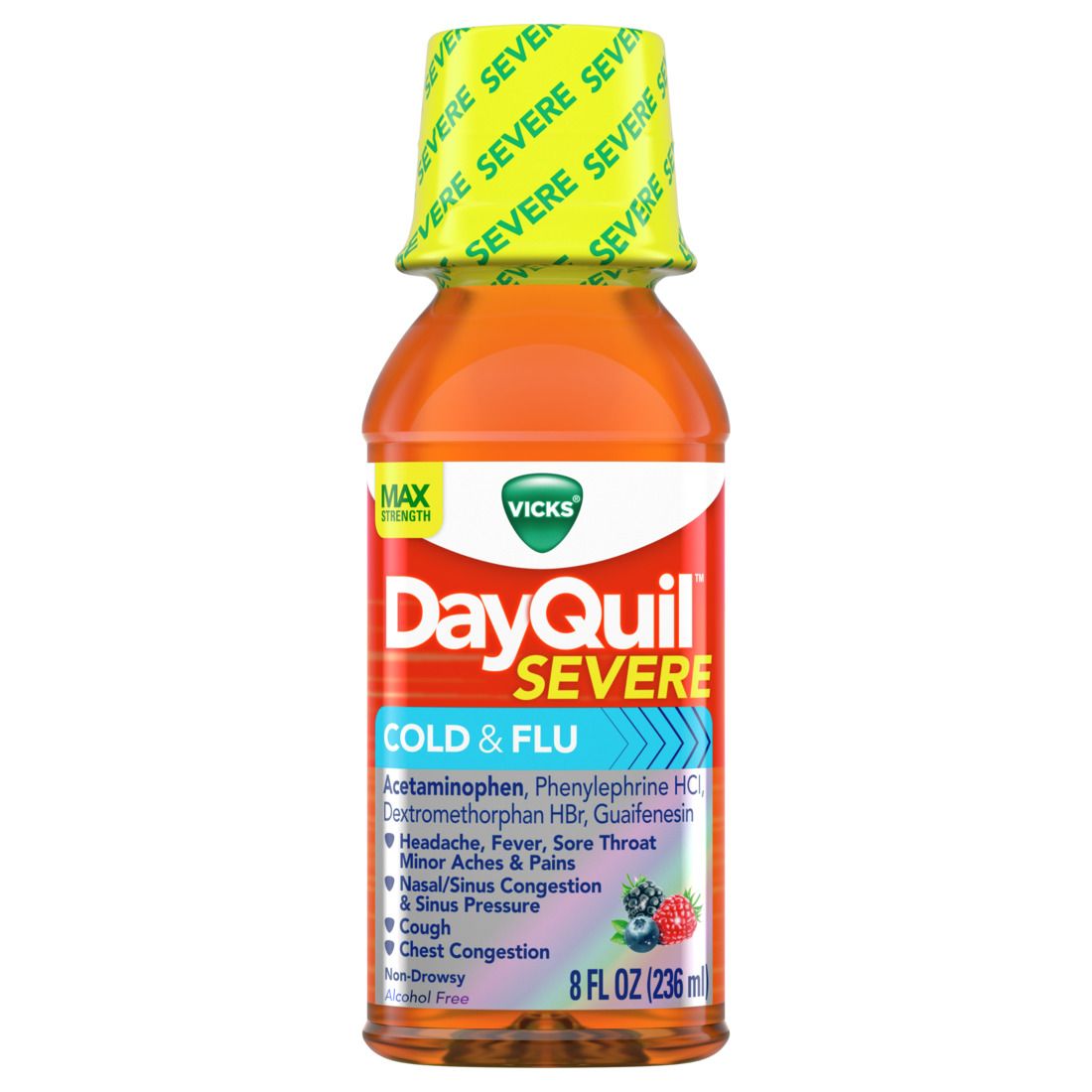 Vicks DayQuil Cold & Flu Syrup - 8oz/12pk