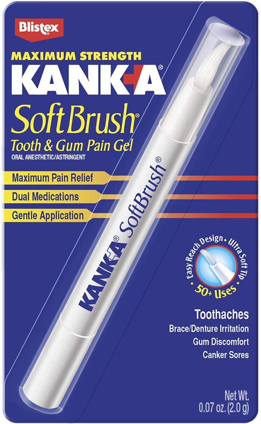 Kank-A Soft Brush Tooth & Gum Pain Gel - 0.07oz/36pk